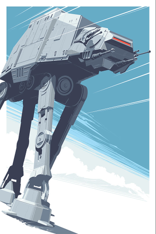 Illustration for article titled Bring the AT-AT From Hoth to Your Wall With This Beautiful New Poster